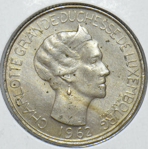Luxembourg 1962 5 Francs 291173 combine shipping