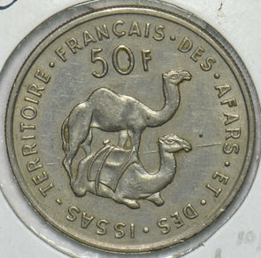 French Colonies 1970 50 Francs Camel animal Afars & Issas 196904 combine shippin