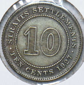 Straits Settlements 1927 10 Cents George V 902241 combine shipping