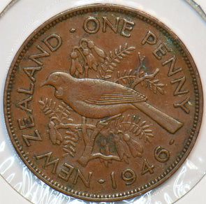 New Zealand 1946 Penny Tui bird animal 903373 combine shipping