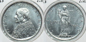 Vatican 1963 -BP AH 1348 100 Lire 198661 combine shipping