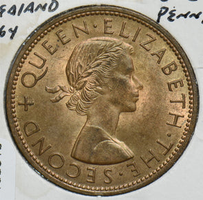 New Zealand 1964 Penny Tui Bird 198916 combine shipping