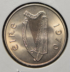 Ireland 1970 5 Pence Bull animal  291726 combine shipping
