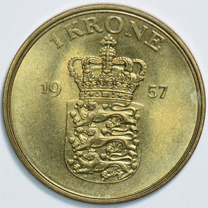 Denmark 1957 Krone 491562 combine shipping