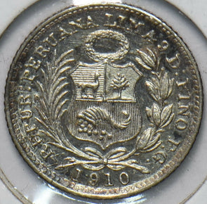 Peru 1910 1/2 Dinero 192652 combine shipping