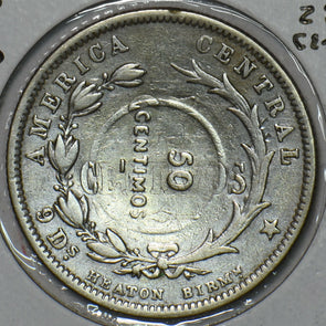 Costa Rica 1890 1923 50 Centimos 296765 combine shipping