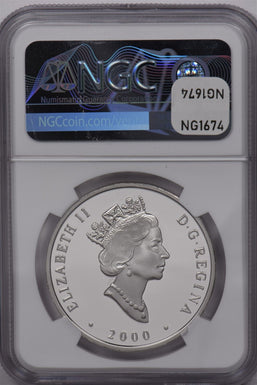 Canada 2000 20 Dollar Silver NGC Proof 69 UC Transportation"The Toronto" NG1674