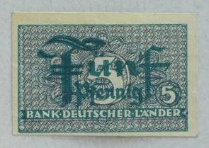 Germany 1948 ND 5 Pfennig Federal Republic. PK#11 CU RC0438 combine shipping