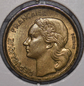 France 1953 10 Francs Rooster animal  900432 combine shipping