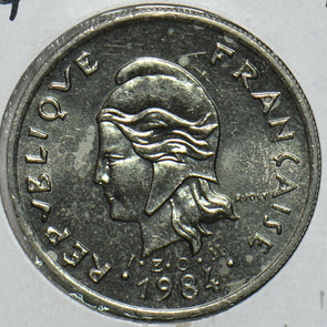 French Polynesia 1984 10 Francs BU 196977 combine shipping
