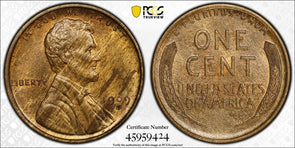 1909-S Lincoln Wheat Cent Lincoln PCGS MS63RB PC1522