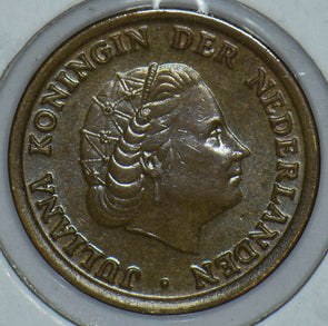 Netherlands 1956 Cent 150453 combine shipping
