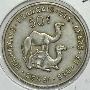 French Colonies 1970 50 Francs Camel animal Afars & Issas 196922 combine shippin