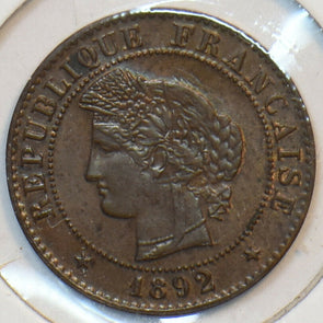 France 1892 Centime 297134 combine shipping