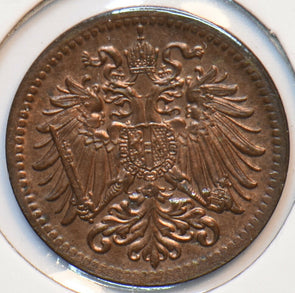 Austria 1915 Heller Eagle animal 193452 combine shipping