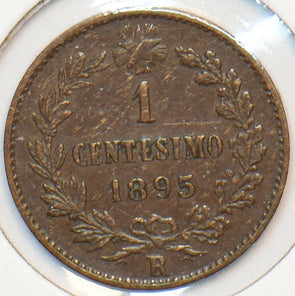 Italy 1895 R Centesimo 150864 combine shipping
