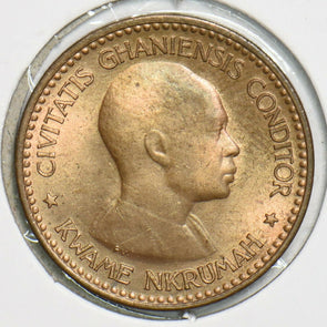 Ghana 1958 1/2 Penny 298428 combine shipping