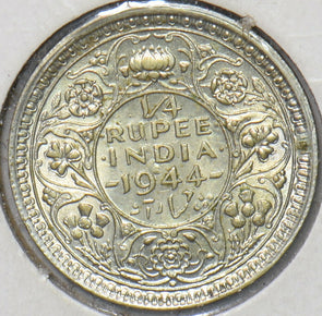 British India 1944 1/4 Rupee 151258 combine shipping