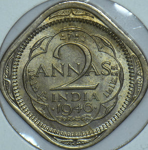 British India 1946 2 Annas 291862 combine shipping