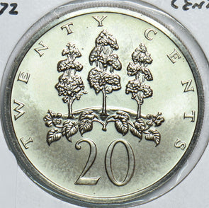 Jamaica 1972 20 Cents 153826 combine shipping