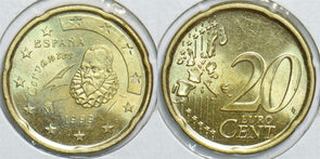 Spain 1999 20 Cents 904761 combine shipping