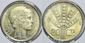 Uruguay 1942 20 Centesimos 198495 combine shipping