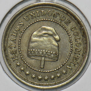 Colombia 1881 2 1/2 Centavos 196084 combine shipping