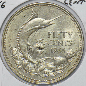 Bahamas 1966 50 Cents Blue marin animal 295158 combine shipping