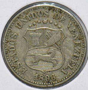 Venezuela 1896 5 Centimos Horse animal 192105 combine shipping
