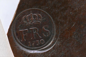 Sweden 1730 4 Daler plate money 3118g size 236mm by 210mm extream rare condition