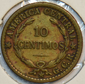 Costa Rica 1922 10 Centimos 297527 combine shipping