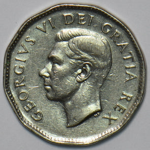 Canada 1949 5 Cents Beaver animal 151677 combine shipping