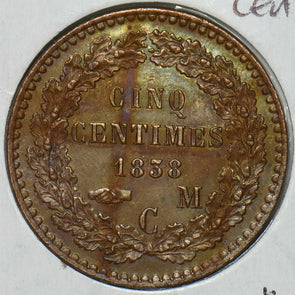 Monaco 1838 5 Centimes M0369 combine shipping