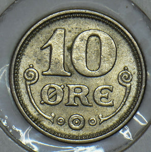 Denmark 1921 10 Ore 150429 combine shipping