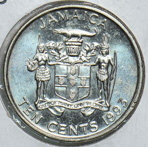 Jamaica 1993 10 Cents BU 904651 combine shipping