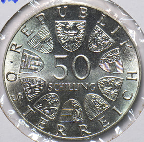 Austria 1974 KM 2821 50 Schilling UNC 293899 combine shipping