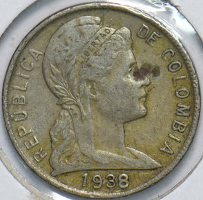 Colombia 1938 5 Centavos 192277 combine shipping
