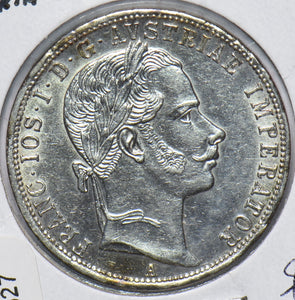 Austria 1861 A Florin Eagle animal 490327 combine shipping