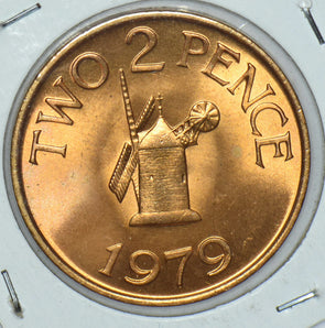 Guernsey 1979 2 Pence 291801 combine shipping