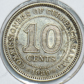 Malaya 1939 10 Cents 198369 combine shipping