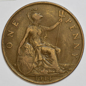 Great Britain 1914 Penny 153205 combine shipping