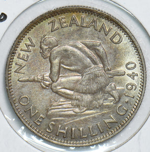 New Zealand 1940 Shilling 298668 combine shipping