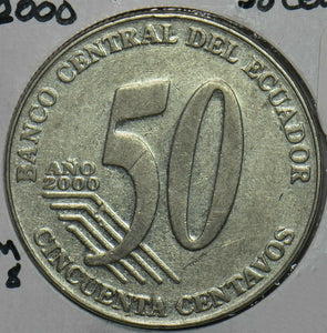 Ecuador 2000 50 Centavos 903707 combine shipping