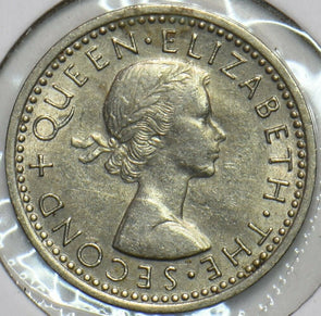 New Zealand 1957 3 Pence 903637 combine shipping