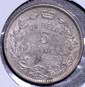 Belgium 1932  5 Francs XF B0045 combine shipping
