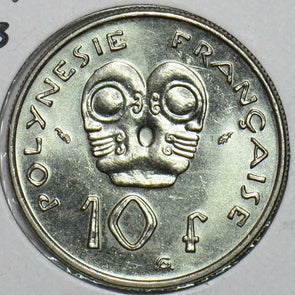 French Polynesia 1983 10 Francs 152744 combine shipping