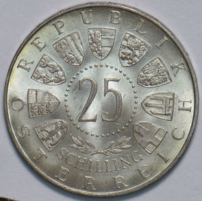 Austria 1955 25 Schilling 292474 combine shipping