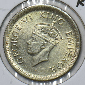 British India 1942 1/4 Rupee 295666 combine shipping