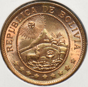 Bolivia 1942 50 Centavos Alpaka animal 295393 combine shipping