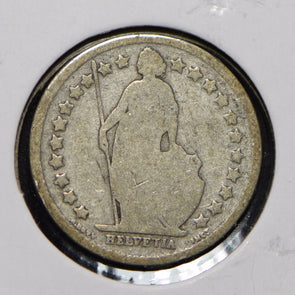 Switzerland 1881 1/2 Franc  900729 combine shipping